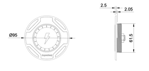100 Series Waterproof Wireless Charger