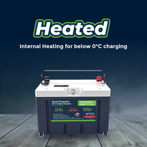 12V 120AH Group 27 LiFePO4 Battery Cranking & Deep Cycle Lithium Battery (Dual Purpose)-Marine Battery-12-Tiny Boat Nation