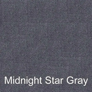 Close-up of 16 oz marine-grade boat trailer bunk carpet in Midnight Star Gray.