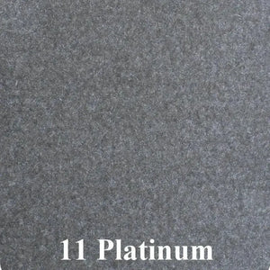 Close-up of 20 oz Platinum marine-grade premium cut pile boat carpet, soft and durable.