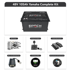 48V 105Ah Golf Cart Battery Complete Kit - Lithium (LiFePO4)