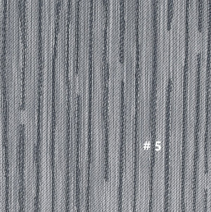DuraVinyl Marine Flooring, Monterey Series #5, featuring a gray woven vinyl surface with vertical stripes.