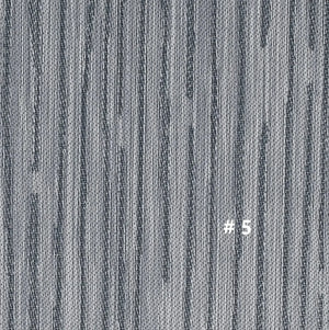 DuraVinyl Marine Flooring, Monterey Series #5, featuring a gray woven vinyl surface with vertical stripes.