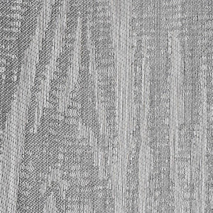 Close-up of DuraVinyl Ridgeline Series marine flooring, showing its woven grey vinyl texture with subtle vertical stripe patterns.