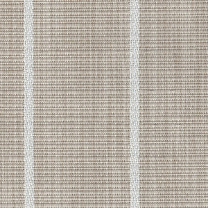 DuraVinyl Marine Flooring Teak Series, 8.5' wide woven vinyl with light brown and white stripes.