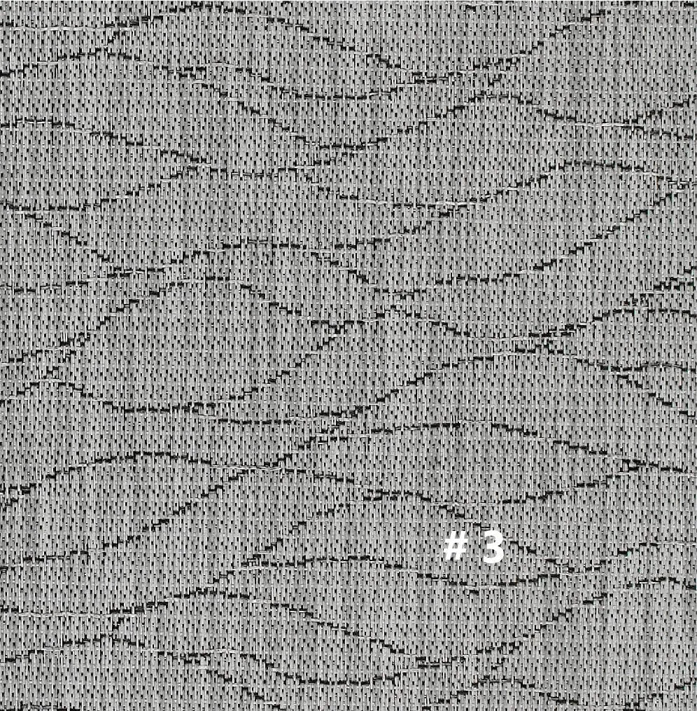 Gray DuraVinyl Marine Flooring, Ventura Series, with a subtle woven texture and wavy pattern.