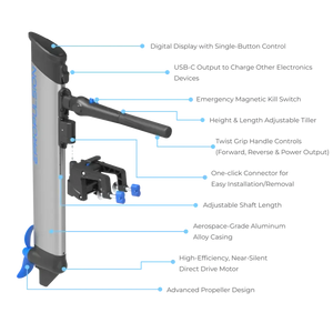 EPropulsion eLite 1.5hp 500W Electric Outboard Motor