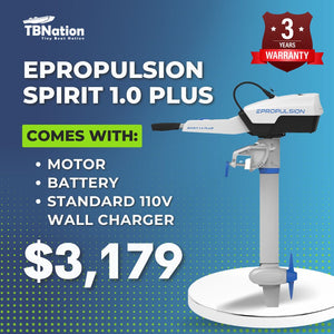 EPropulsion Spirit 1.0 Plus 3HP Electric Outboard Motor