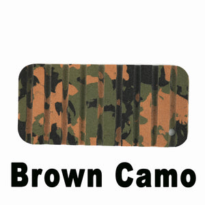 Hydro Turf Cut Groove EVA foam traction mat in brown camouflage, 47x86".