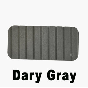 Dary Gray Hydro Turf Cut Groove EVA foam traction mat sample, showing textured surface.