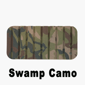 Hydro Turf Cut Groove EVA foam traction mat in Swamp Camo, featuring a ribbed texture.