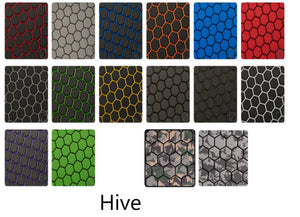 Hydro Turf Pro Series EVA foam mat sheets, 40"x80", in various colors with a hexagonal "Hive" texture.