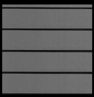 Gray 2-tone Hydro-turf sheet with wide groove teak cut pattern.