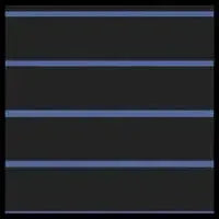 Black and blue two-tone HydroTurf EVA foam decking sheet with self-routed grooves.