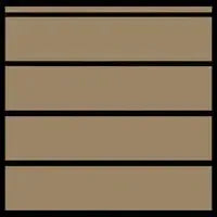 Tan and black two-tone HydroTurf EVA foam decking sheet, un-routed for DIY customization.