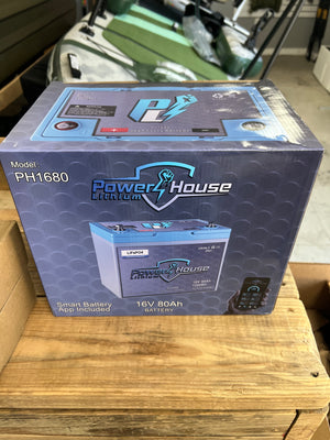 Power House 16v 80ah Deep Cycle Lithium Battery - OPEN BOX