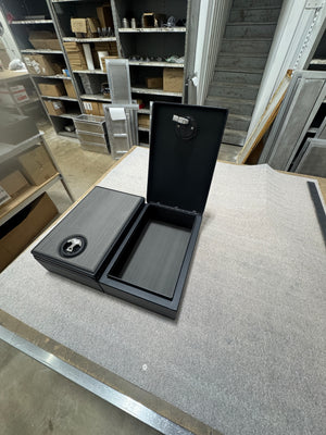 Heavy Duty CUSTOM Aluminum Center Console Box With Dry Hatch