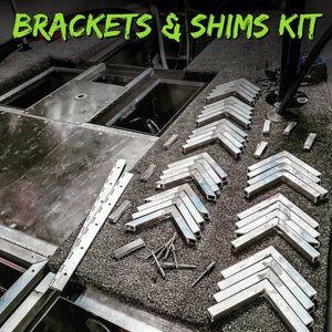 Lid Builder 90-Degree Brackets & Shims Kit