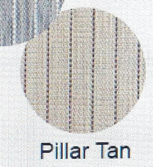 MariDeck Elite Weave marine vinyl flooring in Pillar Tan, showing a woven texture.