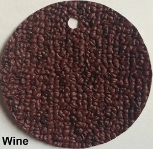 MariDeck Marine Vinyl Boat Flooring swatch in Wine, showing its textured, slip-resistant surface.