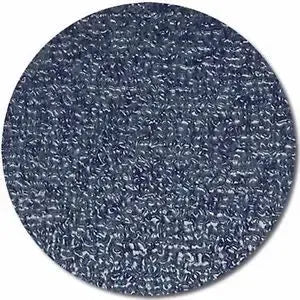 Close-up of dark blue MariDeck marine vinyl boat flooring with a textured, slip-resistant surface.
