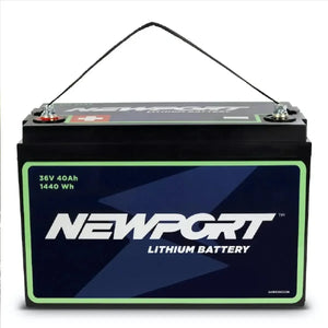 Newport 36V 40AH Extended Range Lithium (LiFePO4) Outboard Motor Battery-Marine Battery-1-Tiny Boat Nation