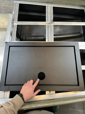 Pre-Drill 2.5" Latch Hole