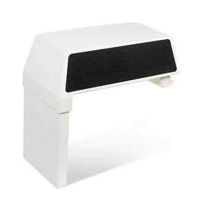 White RPD 1422 Side Console Kit for Jon boats, featuring a sleek design and black textured panel.