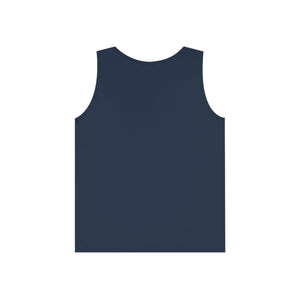 Navy blue cotton River Rat Tank top, classic fit, tear away label.
