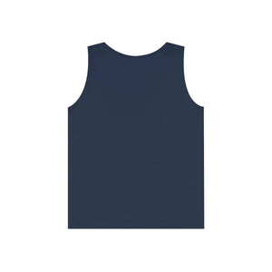 Navy blue cotton River Rat Tank top, classic fit, tear away label.