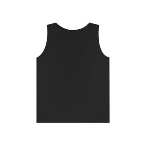 Black cotton River Rat Tank, classic fit, tear-away label.