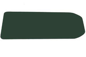 Hunter green marine plywood floorboard for Sea Eagle 285FPB, rectangular with one rounded corner.