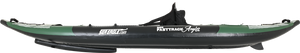 Sea Eagle 385fta FastTrack Angler inflatable kayak, dark green and black, with NeedleKnife keel.