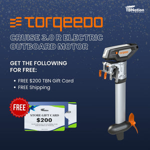 Torqeedo Cruise 3.0 R Electric Outboard Motor - 6 HP