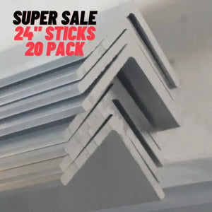 Aluminum Angle - 2'' Sticks - Super Sale 20 Pack-Aluminum-1-Tiny Boat Nation