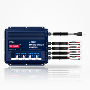 4-Bank 12V Marine Battery Charger | 10A Per Bank