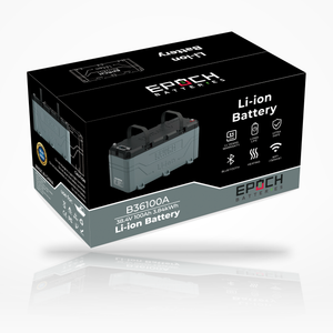 36V 100Ah LiFePO4 Lithium Battery (3.84kWh)