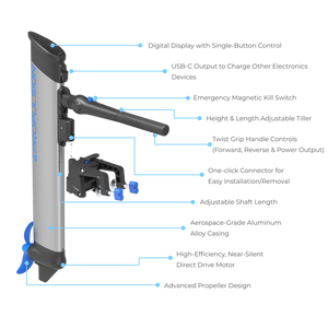 EPropulsion eLite 1.5hp 500W Electric Outboard Motor-2-Tiny Boat Nation