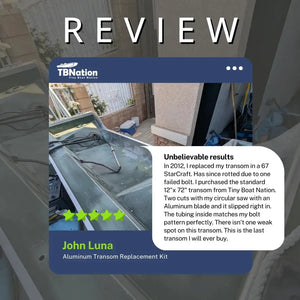 Aluminum Transom Replacement Kit
