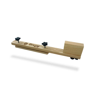 Wooden product with 'Bixpy' branding on a white background