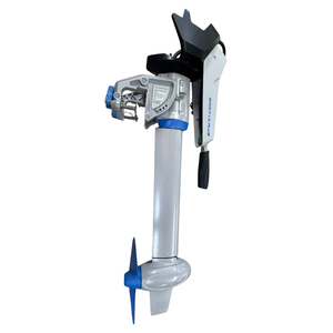 A epropulsion marine outboard motor with an electronic throttle control and a propeller, shown against a plain white background.