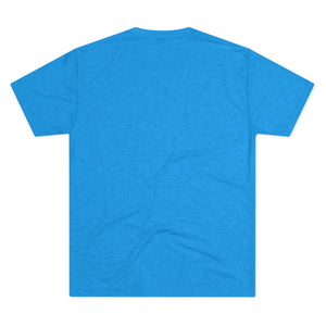 Blue t-shirt on a white background