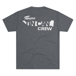 Gray t-shirt with 'TBNation' and 'Viking Crew' text on a white background