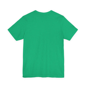 Green t-shirt on a white background