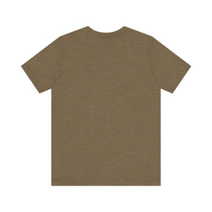 Brown t-shirt on a white background