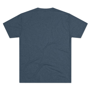 Blue t-shirt on a white background