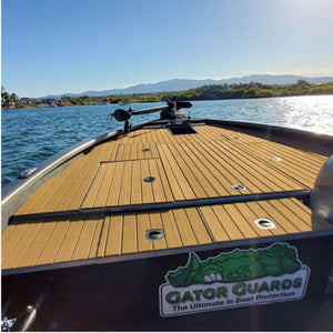 OrthoDek⢠Foam Decking Sheets - Faux Teak Pre-Routed - Premium Quality-Decking-16-Tiny Boat Nation