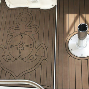 OrthoDek⢠Foam Decking Sheets - Faux Teak Pre-Routed - Premium Quality-Decking-20-Tiny Boat Nation