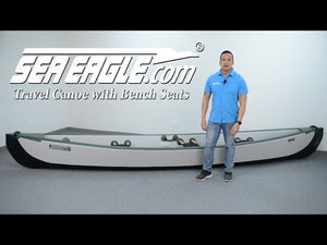 Sea Eagle Middle Wood/Web Seat With Pins for Travel Canoe