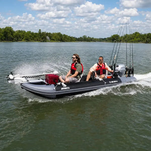 FishTuff14 Inflatable Fishing Skiff On the Water